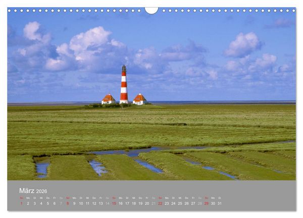 Produktbild: Blick auf die Nord-und Ostsee (Wandkalender 2026 DIN A3 quer), CALVENDO Monatskalender