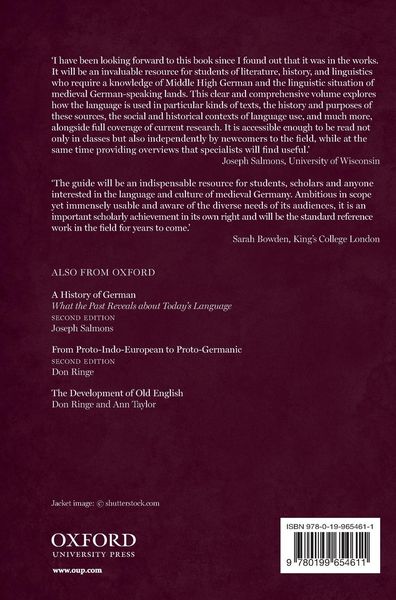 Produktbild: Oxford Guide to Middle High German