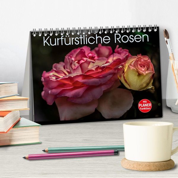 Produktbild: Kurf&uuml;rstliche Rosen Eltville am Rhein (Tischkalender 2026 DIN A5 quer), CALVENDO Monatskalender