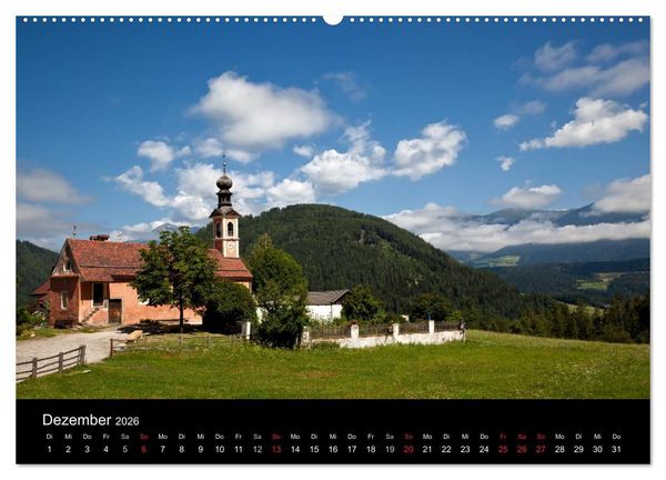 Produktbild: Ladinien - Wo S&uuml;dtirol am sch&ouml;nsten ist (Wandkalender 2026 DIN A2 quer), CALVENDO Monatskalender