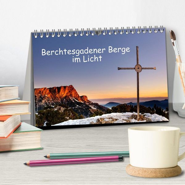 Produktbild: Berchtesgadener Berge im Licht (Tischkalender 2026 DIN A5 quer), CALVENDO Monatskalender