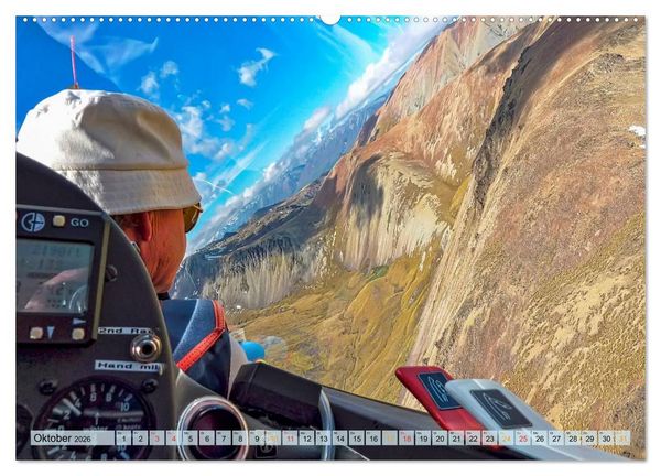 Produktbild: Segelfliegen - wie ein Vogel (Wandkalender 2026 DIN A2 quer), CALVENDO Monatskalender