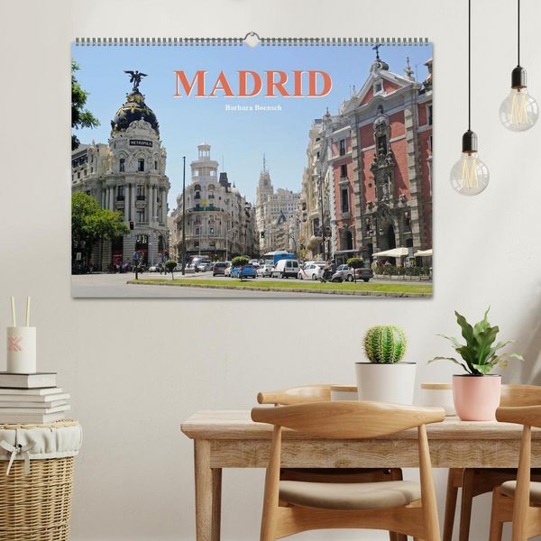 Produktbild: Madrid (Wandkalender 2026 DIN A2 quer), CALVENDO Monatskalender