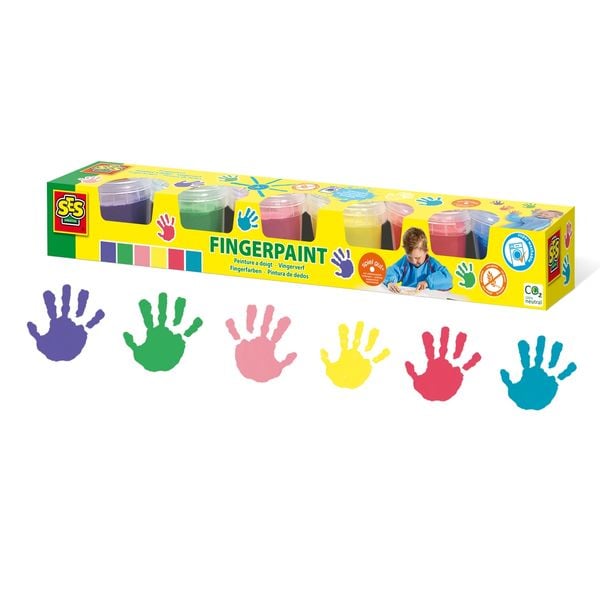Fingerfarben 6 Farben
