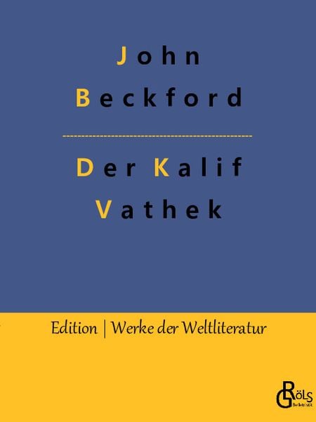 Produktbild: Der Kalif Vathek