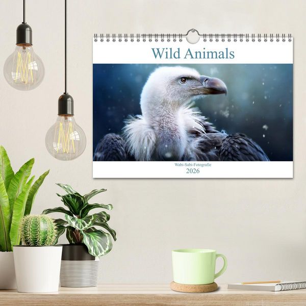 Produktbild: Wild Animals - Wilde Tiere (Wandkalender 2026 DIN A4 quer), CALVENDO Monatskalender