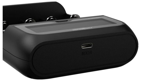 Produktbild: Ansmann Lithium 4 Universalladeger&auml;t mit 2x 18650 Akkuzellen (2600mAh) Ladeger&auml;t LiIon, LiFePO4, NiMH 18500, 18650, 14500, 16340