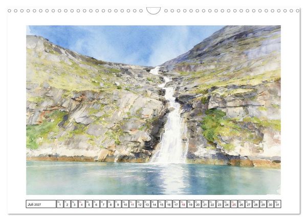 Produktbild: Natursch&ouml;nheiten n&ouml;rdlich des Polarkreises (Wandkalender 2027 DIN A3 quer), CALVENDO Monatskalender