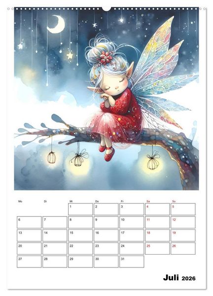 Produktbild: Schlummernde Magie (hochwertiger Premium Wandkalender 2026 DIN A2 hoch), Kunstdruck in Hochglanz
