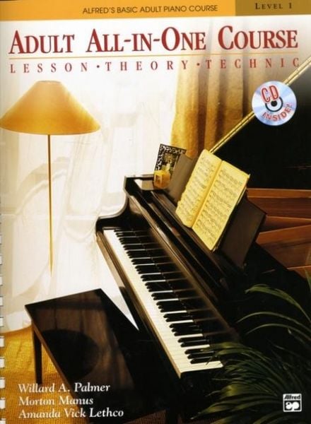 Produktbild: Lethco, A: Alfred's Basic Adult All In One Course 1