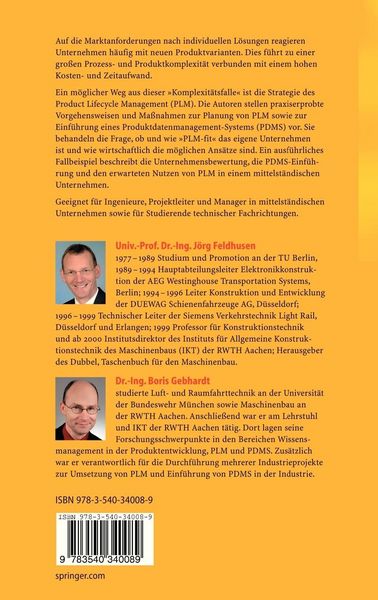 Produktbild: Product Lifecycle Management f&uuml;r die Praxis