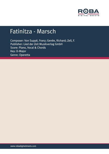 Produktbild: Fatinitza- Marsch