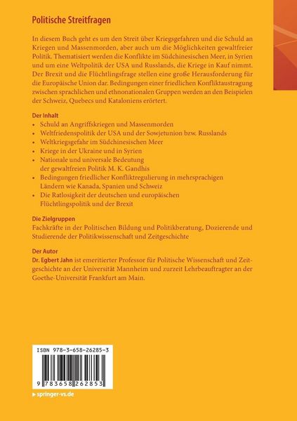Produktbild: Politische Streitfragen
