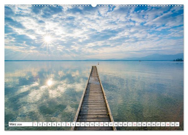 Produktbild: Der Chiemsee - Ansichten zum Tr&auml;umen (Wandkalender 2026 DIN A2 quer), CALVENDO Monatskalender