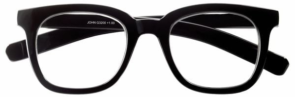 Produktbild: Lesebrille JOHN, schwarz, +1.00 dpt