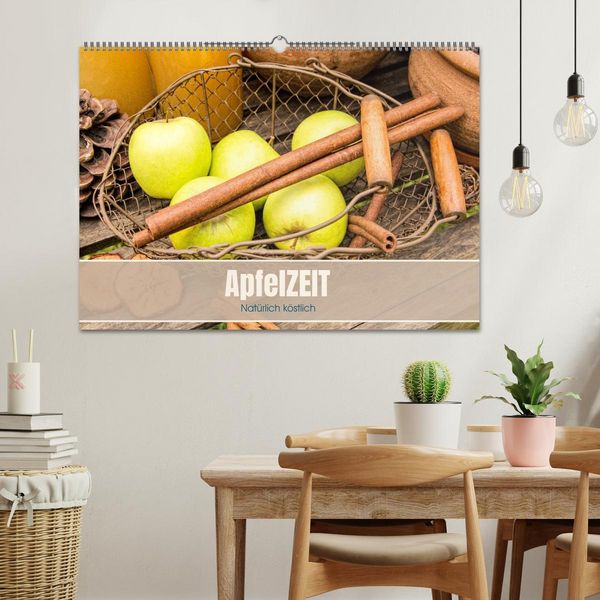 Produktbild: ApfelZEIT - Nat&uuml;rlich k&ouml;stlich (Wandkalender 2026 DIN A2 quer), CALVENDO Monatskalender