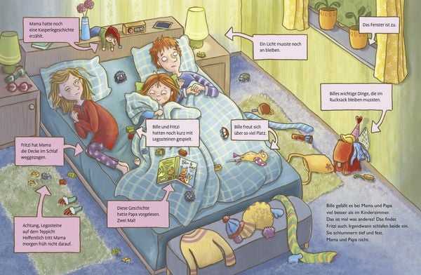 Produktbild: Fritzi und Bille - Blo&szlig; nicht allein ins Bett