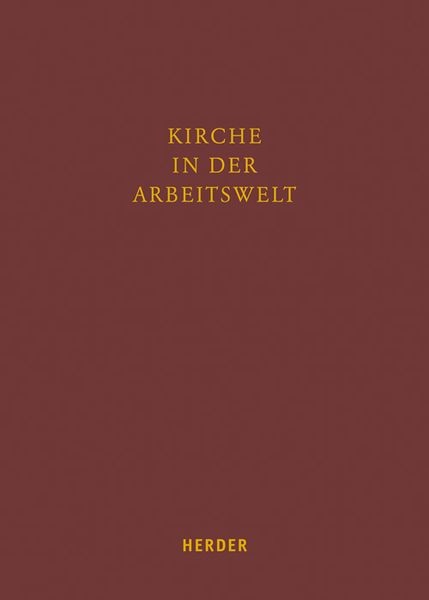 Produktbild: Kirche in der Arbeitswelt