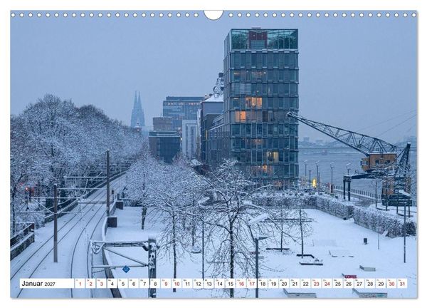 Produktbild: Urbane Impressionen: Domstadt K&ouml;ln - Lebensgef&uuml;hl am Rhein (Wandkalender 2027 DIN A3 quer), CALVENDO Monatskalender