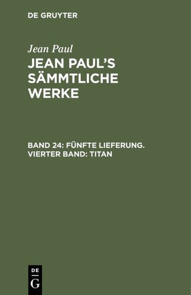 Produktbild: F&uuml;nfte Lieferung. Vierter Band: Titan