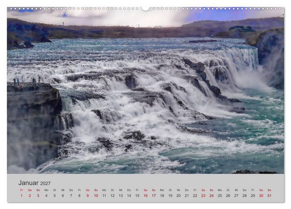 Produktbild: Wasser Europas (hochwertiger Premium Wandkalender 2027 DIN A2 quer), Kunstdruck in Hochglanz