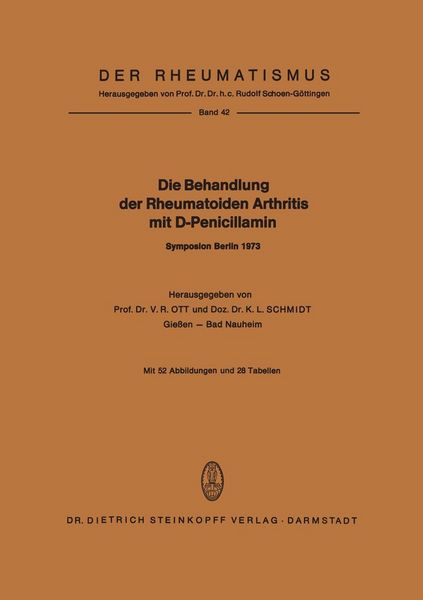Produktbild: Die Behandlung der Rheumatoiden Arthritis mit D-Penicillamin