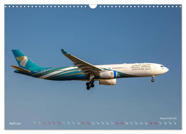 Produktbild: Airliners of the Middle East (Wall Calendar 2026 DIN A3 landscape), CALVENDO 12 Month Wall Calendar