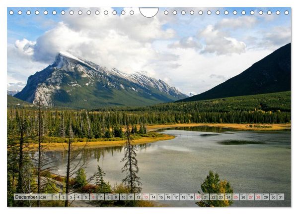 Produktbild: Indian Summer in the Canadian Rockies (Wall Calendar 2026 DIN A4 landscape), CALVENDO 12 Month Wall Calendar