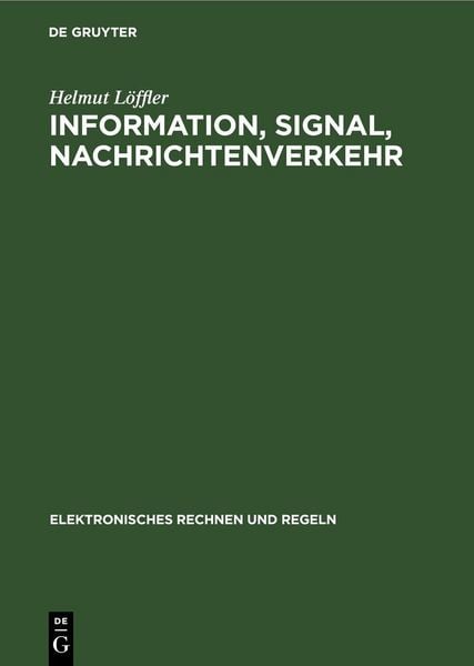 Produktbild: Information, Signal, Nachrichtenverkehr