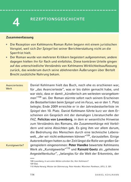 Produktbild: Ruhm von Daniel Kehlmann