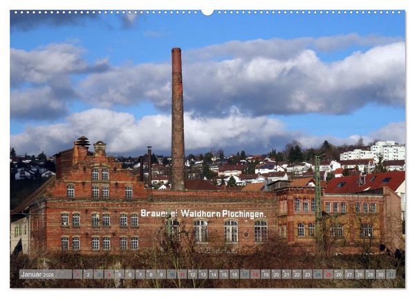 Produktbild: Plochingen im Blick (Wandkalender 2026 DIN A2 quer), CALVENDO Monatskalender