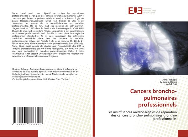 Produktbild: Cancers broncho-pulmonaires professionnels