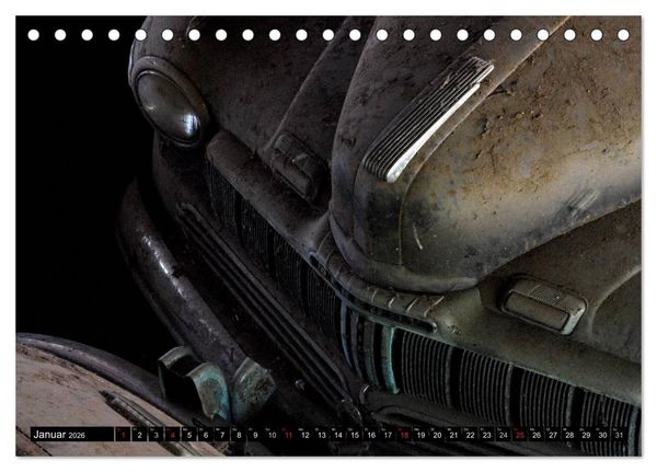 Produktbild: Autowracks - rostende Liebe (Tischkalender 2026 DIN A5 quer), CALVENDO Monatskalender