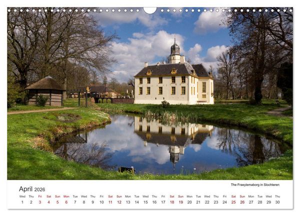 Produktbild: Beautiful castles in the Netherlands (Wall Calendar 2026 DIN A3 landscape), CALVENDO 12 Month Wall Calendar