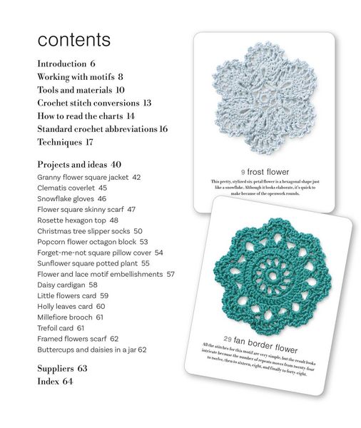 Produktbild: Granny Square and Crochet Motif Card and Book Set: 50 cards and a 64-page book