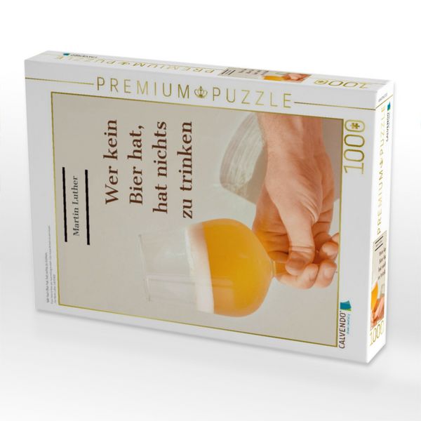 Produktbild: CALVENDO Puzzle Wer kein Bier hat, hat nichts zu trinken. | 1000 Teile Lege-Gr&ouml;&szlig;e 64x48cm Foto-Puzzle f&uuml;r gl&uuml;ckliche Stunden