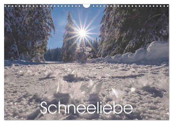 Produktbild: Schneeliebe (Wandkalender 2026 DIN A3 quer), CALVENDO Monatskalender