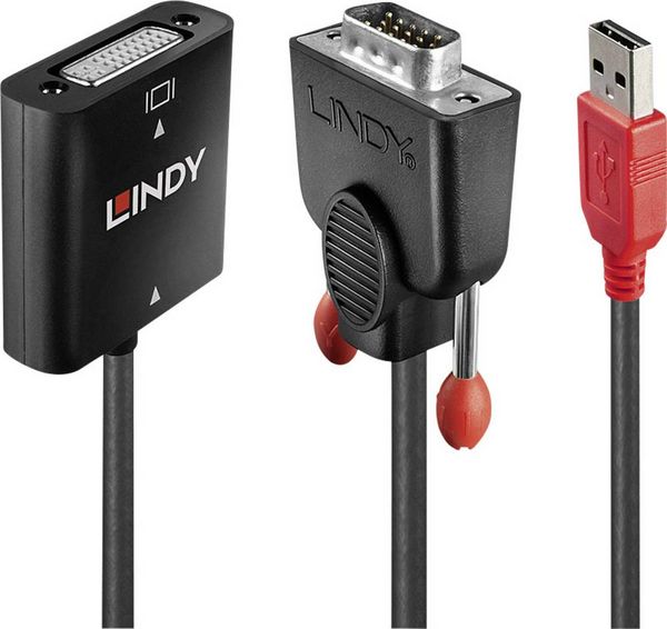 Produktbild: LINDY Monitor Konverter [VGA - DVI]