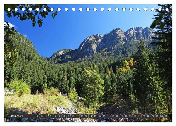 Produktbild: Vorarlberg in &Ouml;sterreich (Tischkalender 2026 DIN A5 quer), CALVENDO Monatskalender