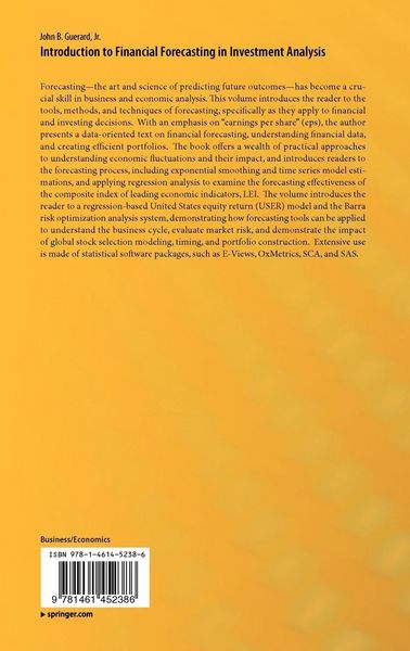 Produktbild: Introduction to Financial Forecasting in Investment Analysis