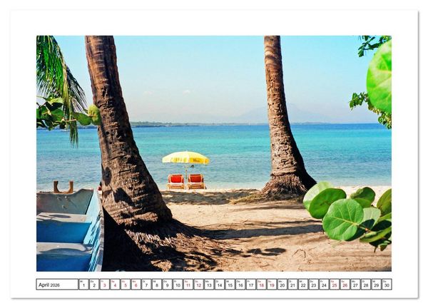 Produktbild: KARIBIK - die Vielfalt genie&szlig;en (Wandkalender 2026 DIN A4 quer), CALVENDO Monatskalender