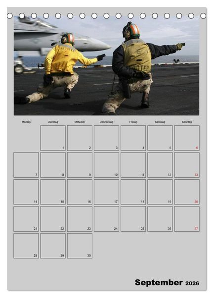 Produktbild: Milit&auml;r. U.S. Kampfflugzeuge (Tischkalender 2026 DIN A5 hoch), CALVENDO Monatskalender