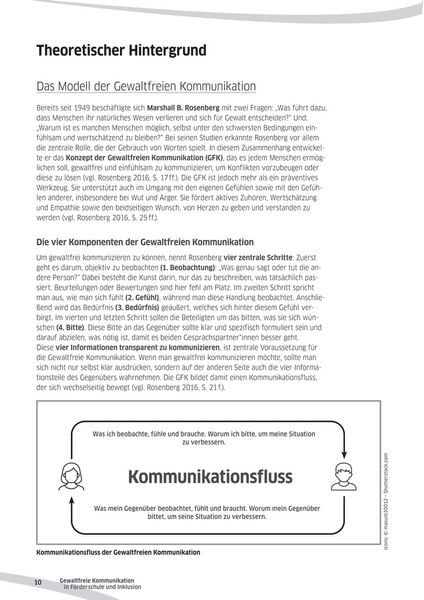 Produktbild: Gewaltfreie Kommunikation in F&ouml;rderschule und Inklusion