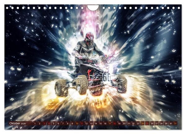 Produktbild: Quad grenzenlos (Wandkalender 2026 DIN A4 quer), CALVENDO Monatskalender