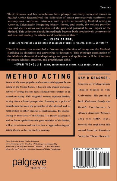 Produktbild: Method Acting Reconsidered