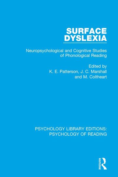 Produktbild: Surface Dyslexia