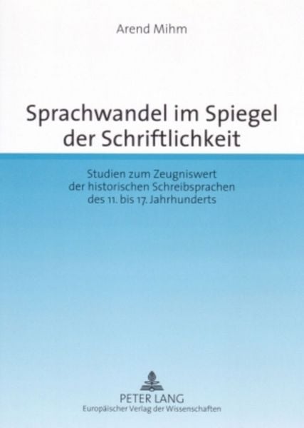 Produktbild: Sprachwandel im Spiegel der Schriftlichkeit