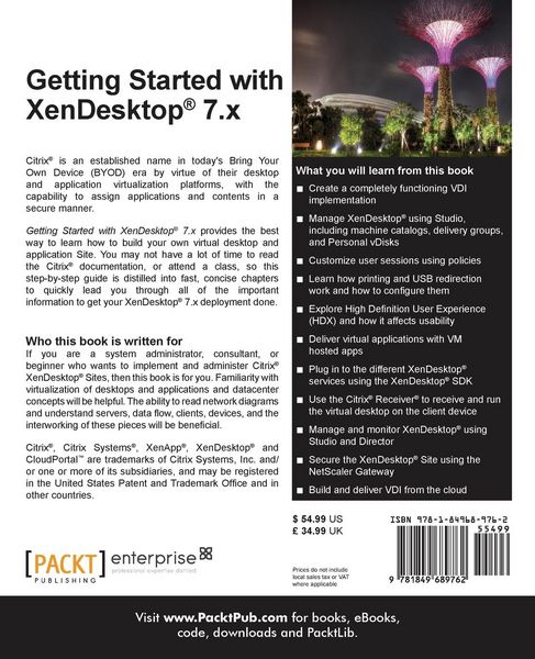 Produktbild: Getting Started with XenDesktop 7.x