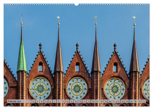 Produktbild: Stralsunder Impressionen (Wandkalender 2026 DIN A2 quer), CALVENDO Monatskalender