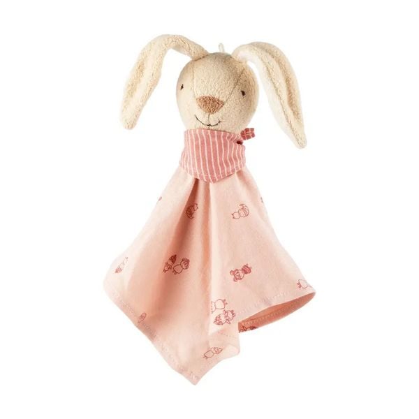 Produktbild: Sigikid 39990 - Schnuffeltuch Hase, sigibaby, Baumwolle, 6x7x24cm